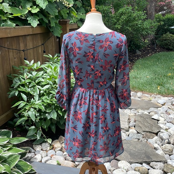 Madewell Sheer Ruffle Sleeve Mini Dress - Picture 9 of 13